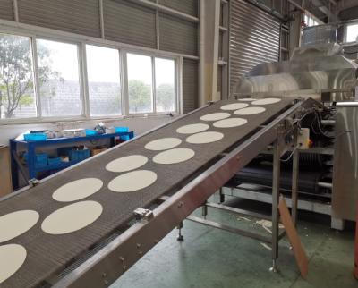 China G650 Industrial tortilla Production Line of 304 stainless steel equipped with touch screen for high capacity demand for sale