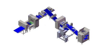 China ZKS650 Pastry dough block laminator with for frozen dough block with 27 layers inside the dough for sale