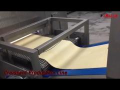 Full Auto Croissant Production Line Stainless Steel High Capacity With 2 Freezers