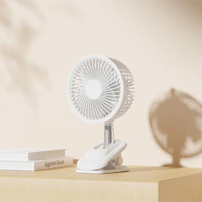 中国 2022 New Product Rechargeable Clip retractable Fan Shaking Head Fan Portable Air Cooler Cordless Fan 販売のため