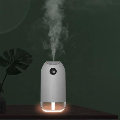 中国 New Mini Ultrasonic Air Cool Mist Humidifier Portable Rechargeable USB Night Light Humidifier 販売のため