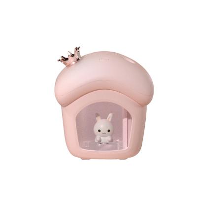 中国 Portable Cute Cartoon Mini USB Humidifier Purify Air Cooler Mist Ultrasonic Humidifier for Car Office Bedroom 販売のため