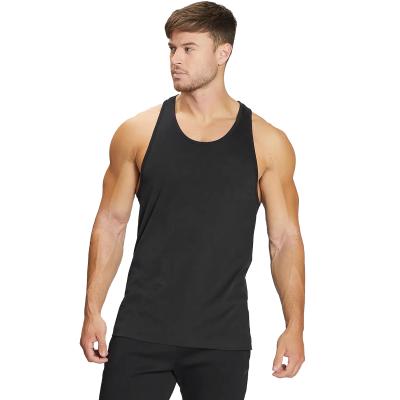 China Wholesale custom QUICK DRY custom gym leash vest for men solid color sports tank tops with factory price for sale