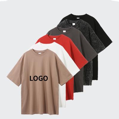 China 2021 New Design QUICK DRY QUICK DRY Casual Breathable Cotton 100% Oversized T-shirt Street Style Men's And Women's Vintage Short Sleeve T-shirt for sale