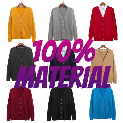 China OEM Logo Autumn Wool Fleece Men Knitted Sweater Cardigan Jacket Coat Anti Shrink Custom ODM ODM for sale