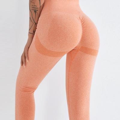 China Custom Logo Women Breathable Quick Dry Antibacterial Antibacterial Stretch High Waisted Tummy Control Compression Lift Crac! slot ! yoga pants sports gaiters for sale