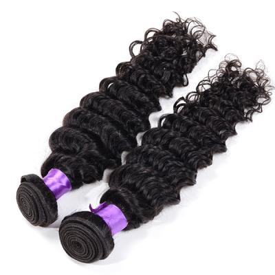 中国 100% Natural Deep Wave Brazilian Deep Wave Hair, Wholesale Unprocessed Brazilian Deep Wave Hair Wet And Wavy Brazilian Hair 販売のため