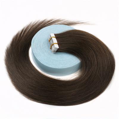 China Silky Straight Wave Multiple Colors Double Drawn Tape In Hair Extension , Germany Double Side Tape Hair Extension for sale