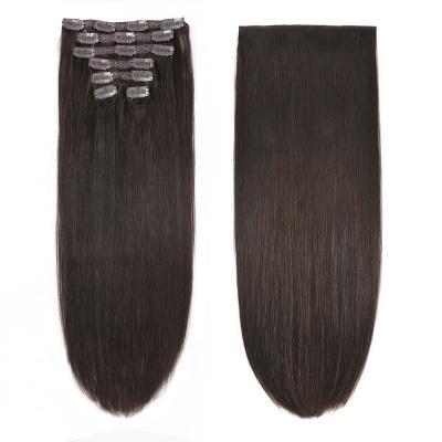 China Body Wave Full Head Curly Black Clip In Hair Extensions Afro Hair Clip In Extensions for sale