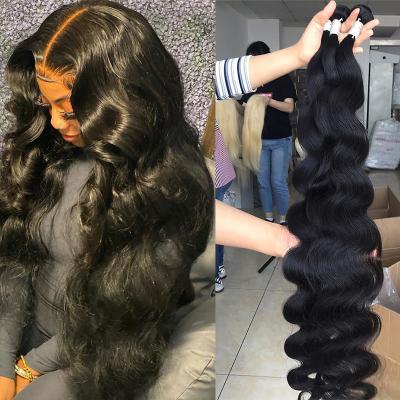 China Wholesale Natural Raw Virgin Hair Extension 10A Silky Straight Wave Free Sample Raw Cuticle Aligned Brazilian Hair Hair Weave Bundles for sale