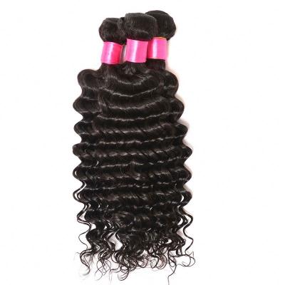 Κίνα Silky Straight Wave Remy Human Hair Extensions 3 Bundles and 4 Bundles Tropical Deep Wave Bundles Hair 100% Nature Color προς πώληση