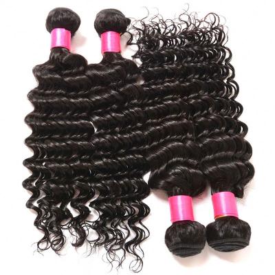 China Bestselling Silky Straight Deep Wave Brazilian Hair Bundles Virgin Hair Bundles Deep Wave Hair Bundles for sale