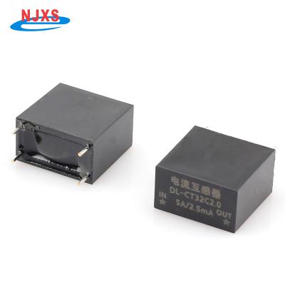 China Small Precision AC Current Transformer PCB Mount DL-CT32C2.0 5A/2.5mA Micro Current Encapsulated Current Transformer Manufacturer Price for sale