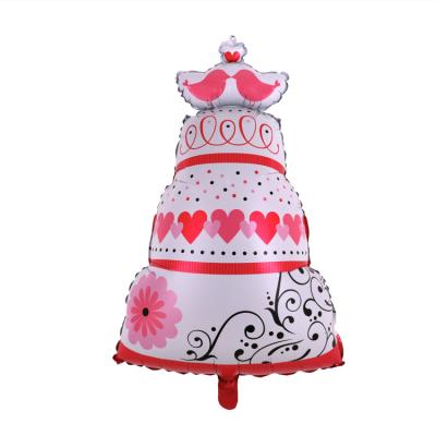 China Advertising Toy Cake Wedding Decoration Balloon Wedding Birthday Decoration Wedding Dinner Balloons for sale