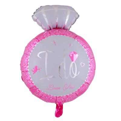 China Announcing Toy I Do Diamond Ring Balloon Best Gift To Wife Wedding Anniversary Gift for sale