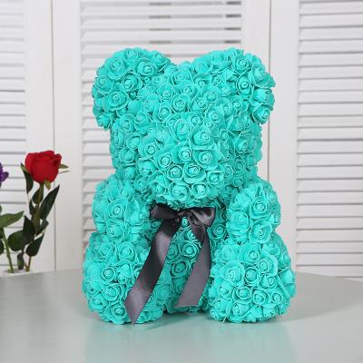 China PE Material Romantic Valentine's Day Gifts Good Gifts Rose Bear Packaging for sale