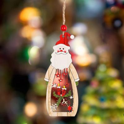 China Wooden Christmas Tags Ornaments Christmas Wooden Pendant Tag for sale