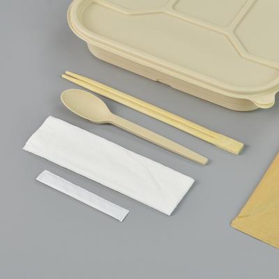 China A faca do amido de milho e a colher descartáveis da forquilha ajustaram o Oem pequeno Degradable da colher do fast food chinês e ocidental dos utensílios de mesa à venda