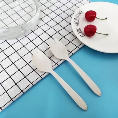 China Disposable Cornstarch Knife Fork Spoon Primary Color Sustainable Food Packaging Environmentally Friendly for sale