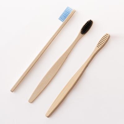 China 17.3cm Hotel B&B Bamboo Toothbrush Set Soft Bamboo Toothbrush for sale