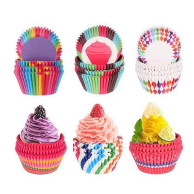 China ODM Party Supplies Paper Disposable Baking Cups Muffin Cupcake Liners 38x21mm for sale