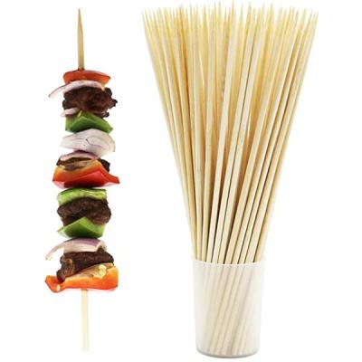 Chine Le BARBECUE 4Inch en bambou approuvé par le FDA embroche le bâton en vrac -100pcs à vendre