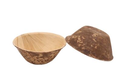 China Customized Biodegradable Wooden Disposable Bamboo Bowl For Wedding for sale