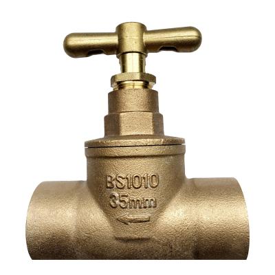 China Heating and cooling systems. Tap Water Systems 35mm Check Valve Ball Valve Bronze Welding Stop Valve for sale