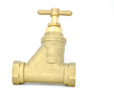 China Heating and cooling systems. Hot Sale Brass Water Systems Stop Valve Forged Female Brass Valve Cut Out Non Return Ball Valve for sale