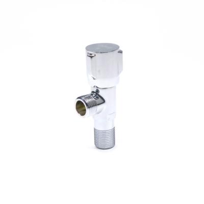 China Heating and cooling systems. Tap Water Systems High Temperature Resistance Chrome Plated High Quality Bathroom Brass Angle Stop Valve 1/2