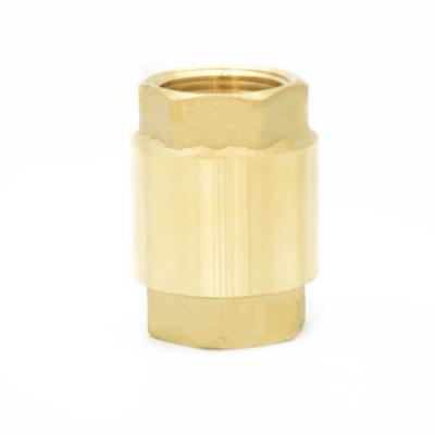 China Good Price General 1/2 - 4 Inch High Quality Vertical Flap Spring Compression Brass Check Valve for sale