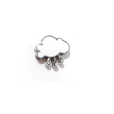 China DIY Jewelry Stainless Steel Cute White Cloud Charm For Bracelet for sale