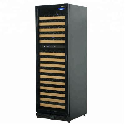 China LG Compressor Built In Decorative Zone Double Compressor Wine Fridge For Home for sale