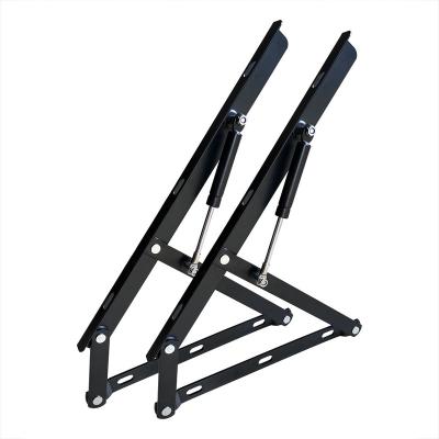 China Minimalist Hydraulic Soft Narrow Bed Storage Hinge Furniture Lift Hinge Industrial Iron Mechanism for sale