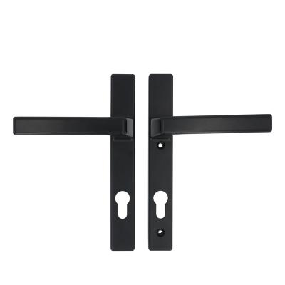 China Industrial Aluminum Upvc Casement Window Swing Door Handle Powder Coated Aluminum Push Door Pull Handle for sale