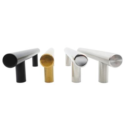 China Modern Industrial Stainless Steel Cabinet Drawer Handle Pulls Kitchen Cupboard T Bar Knobs And Pull Handles Brushed Nickel for sale