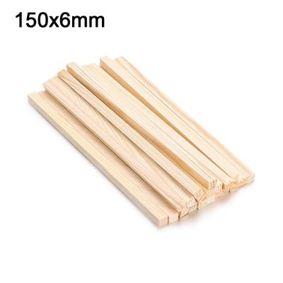 China Counting 30Pcs Unfinished Wood Crafts Square Wooden Rods for sale