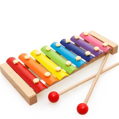 China 8 Notes Piano And Xylophone Toy With Wooden Frame for sale