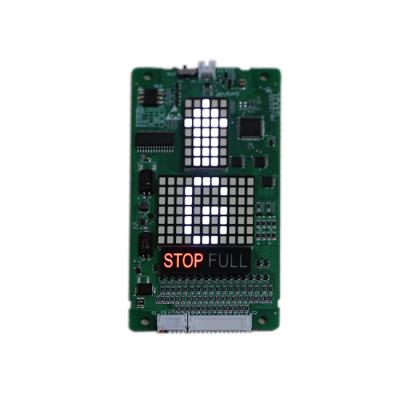 China Manufacturers White LED DC24V Lift Elevator Parts Cop Panel Dot Matrix Display Hall Indicator Board for sale