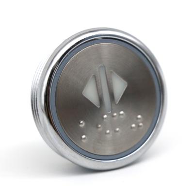 China Round 37mm Stainless Steel Button Elevator Touchless Button for sale