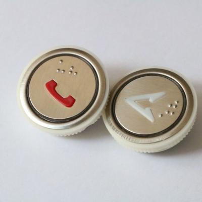 China Special Offer Elevator Parts Lift Elevator Stainless Steel Button Elevator Braille Push Button for sale