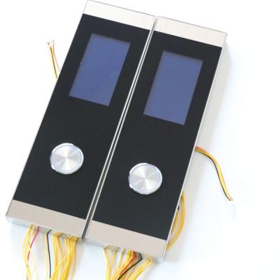 China White Button Light And White Glow Display Item Featured Elevator Spare Parts LOP Panel for sale