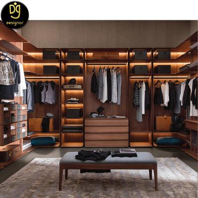 China DG Adjustable Custom Bedroom Furniture Cheap Wardrobe Closet (Other) Walk In Panel Wardrobe Closet for sale