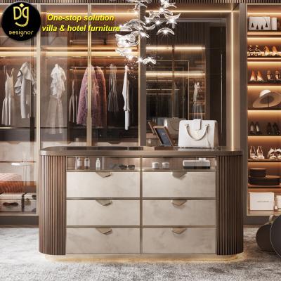 China (Others) DG Simple Design Adjustable Italian Customized Bedroom Furniture Wardrobes for sale