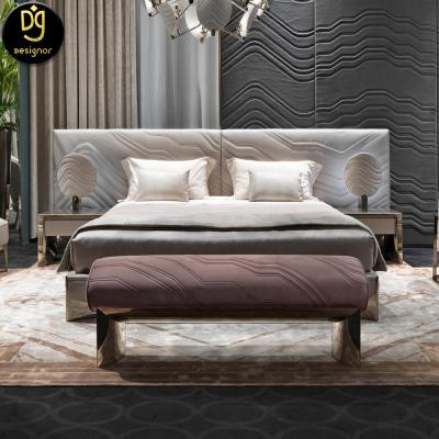 China DG Modern Home Furniture Customized Luxury Villa Bedroom Furniture Set for sale