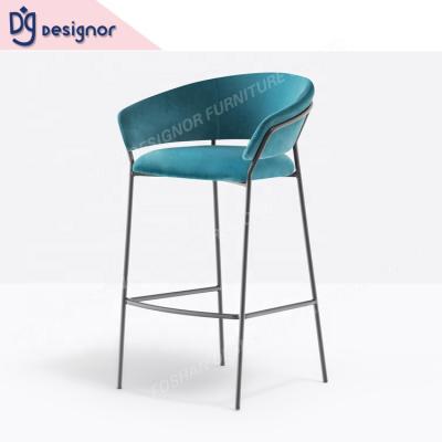 China Modern DG Customized New Design Umpire Chair For Bar Table Stainless Steel Cafe Chair for sale