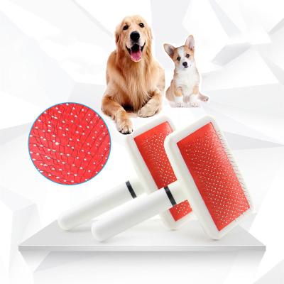 China Well Designed Stocked Cat Brush Slicker Pet Grooming Brush Dog Sweep Throw Grooming Tools For Cats for sale