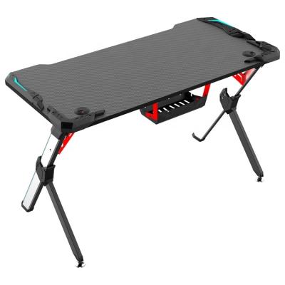 China (Height) Adjustable Professional Game Club Desk Table Design Gaming PC Desktop Computer Racing Table for sale