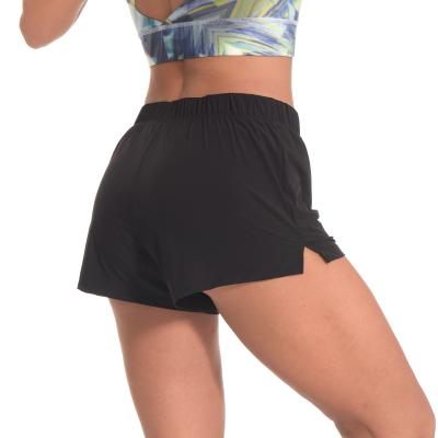 China Breathable Womens Quick Dry Workout Sports Mid-Rised Sports Running Shorts for sale