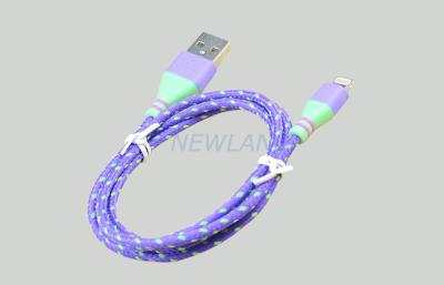 China High Efficiency iPhone USB Charger Cable , iPhone 6 USB Charger Cable for sale